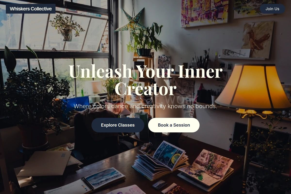 Vibrant Art Studio