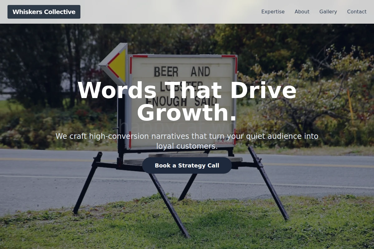 Minimal Copywriting
