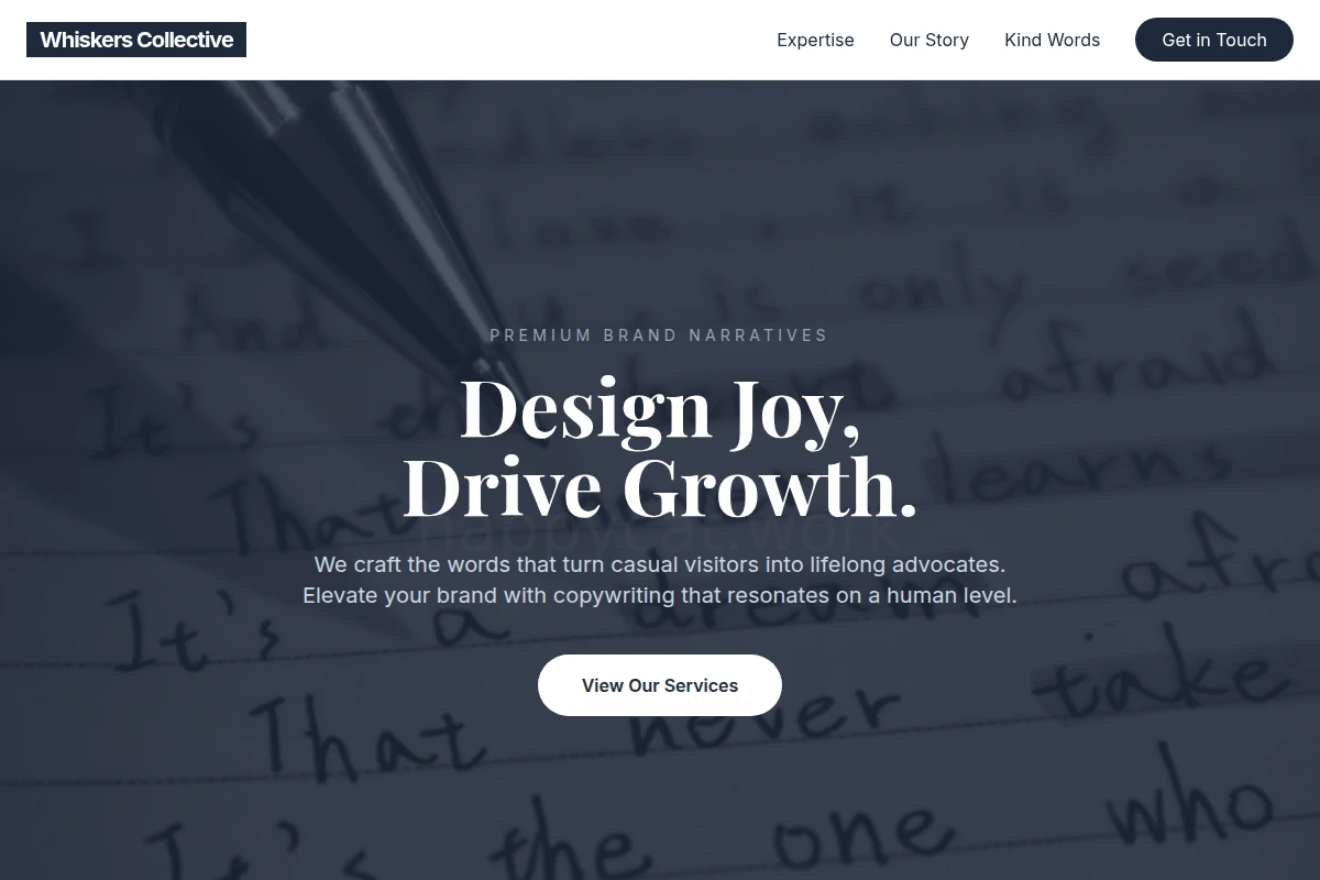 Minimal Copywriting