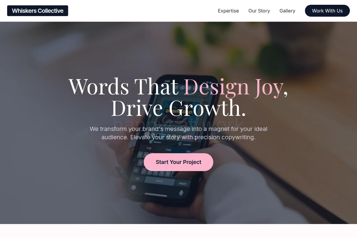 Minimal Copywriting