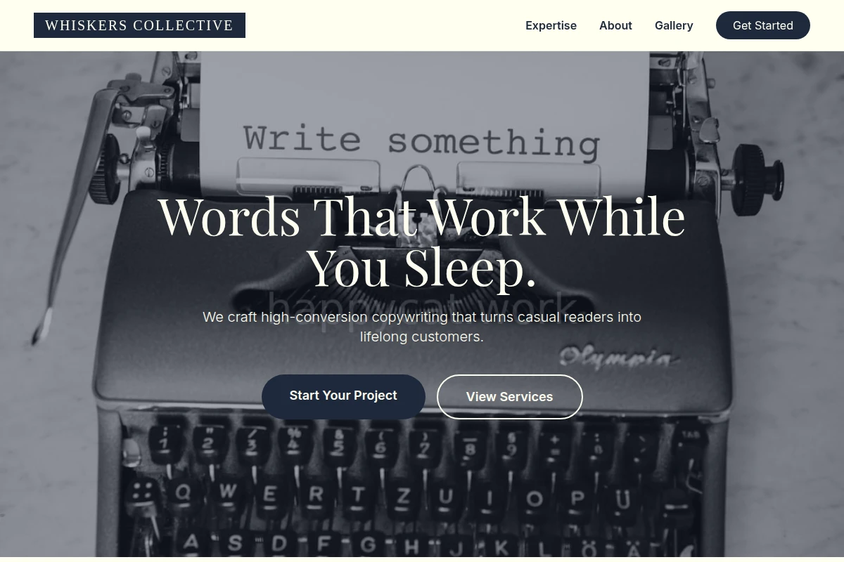 Minimal Copywriting