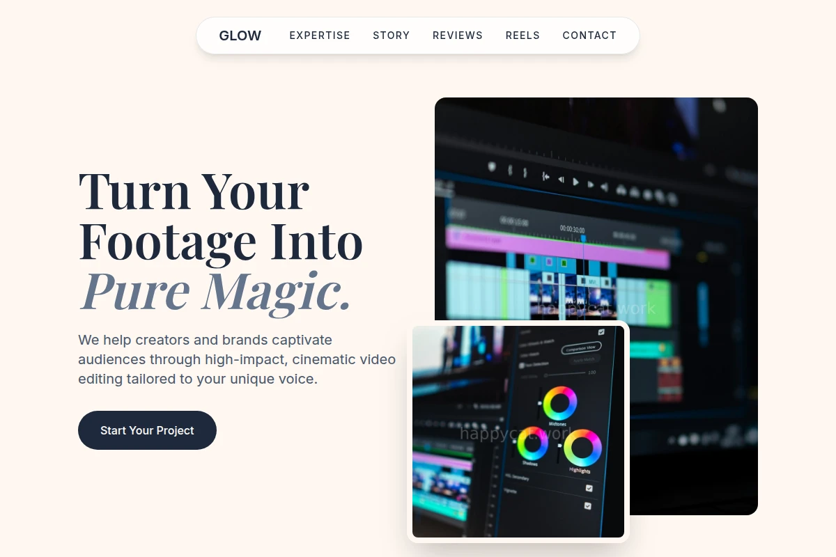 Glow Video Editing